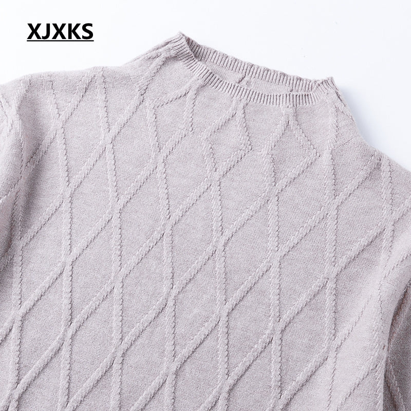 Shonlo | Knitted Long Sleeve  Sweater Dress 