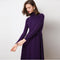 Shonlo | Turtleneck Knit Dress Belt Tunic Dress Wool Cashmere 