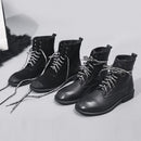 Shonlo | Suede Genuine Leather Lace Up  Boots 