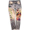 Shonlo | Women Embroidered Printing Bronzing Stretch Ankle jeans 