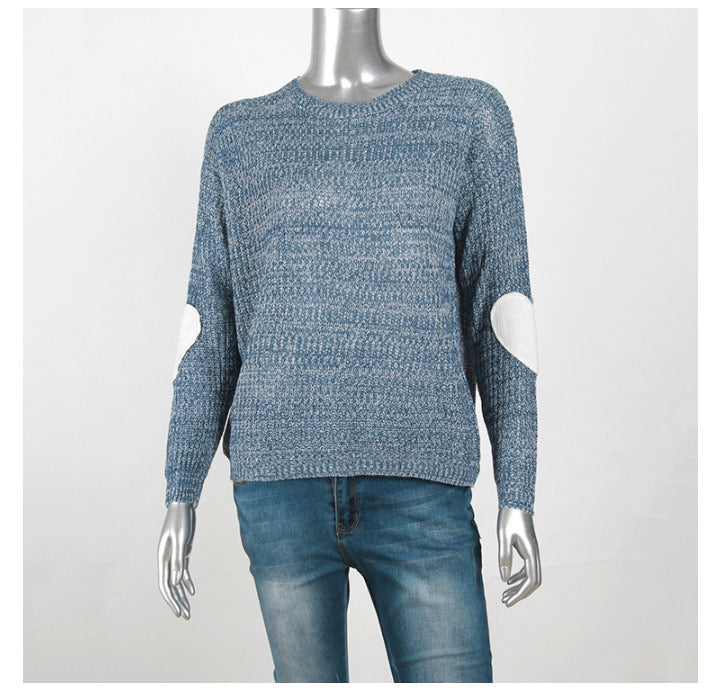 Shonlo | Long Sleeve Sweater Slim Heart Knitted 