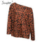 Shonlo | Casual leopard print women blouse shirt 