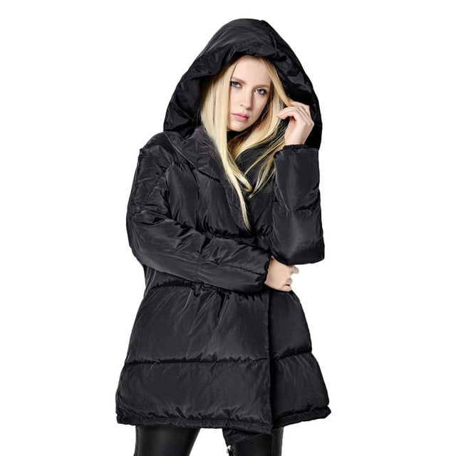 Shonlo | Winter Jackets  Loose Fit  Hooded Coats 
