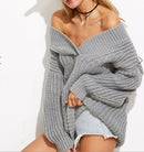 Shonlo | Sweaters Knitwear Off the Shoulder Loose long sleeve 