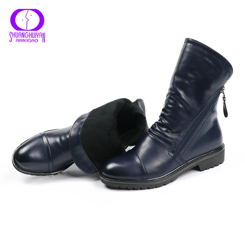 Shonlo | Vintage Ankle Boots Soft Leather 