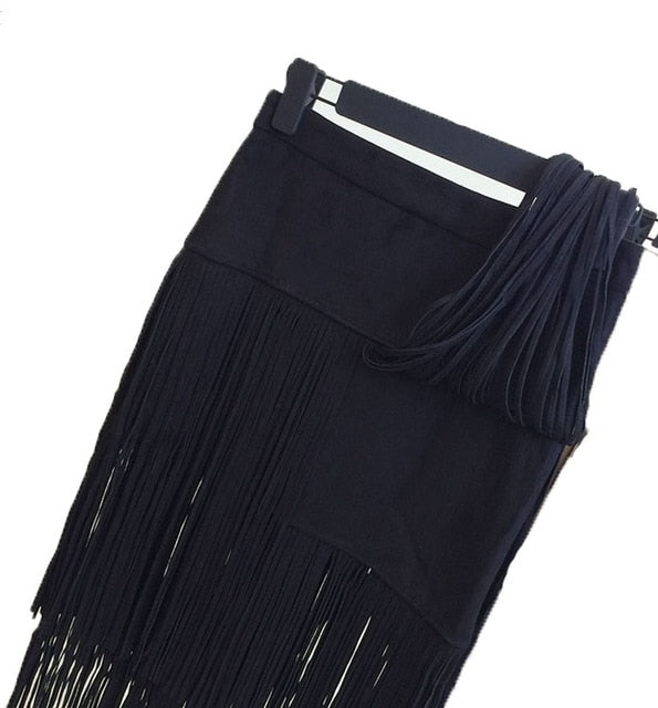 Shonlo | High Waist Straight Leather Skirts 