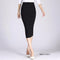 Shonlo | Hip Mid-Calf Solid Pencil Skirt 