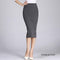 Shonlo | Hip Mid-Calf Solid Pencil Skirt 