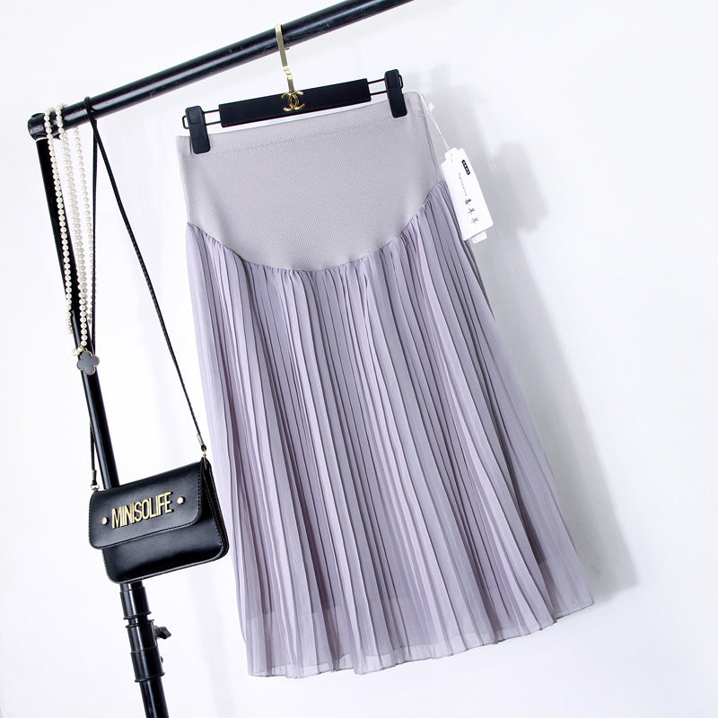 Shonlo | Maternity Skirts Fashion Chiffon Care Belly A-Line 