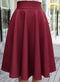 Shonlo | High Waist Vintage Midi Skirt 