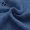 Shonlo | Blue Contrast Eyelash Lace Marled Knit Jumper 