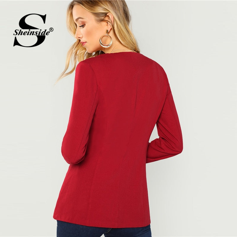 Shonlo | Burgundy Women Jacket 
