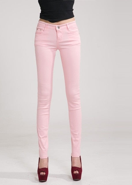 Shonlo | Women Pencil Jeans Pants 