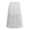 Shonlo | Lace Skirt Hollow Out White Black Spring 