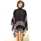 Shonlo | Knitted turtleneck cloak sweater 
