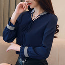 Shonlo | long sleeve chiffon blouse 