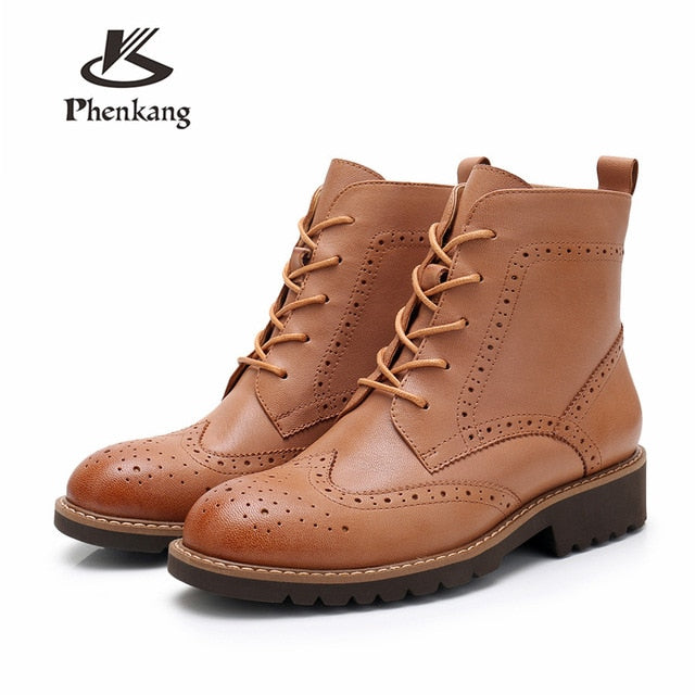 Shonlo | 100% Genuine sheepskin Leather shoes 