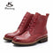 Shonlo | 100% Genuine sheepskin Leather shoes 