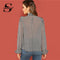 Shonlo | Sheinside  Office Ladies Blouses 