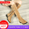Shonlo | Women Knee Snow Boots Metal Buckle 