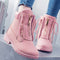 Shonlo | boots for women  Cross-tied Female Safety boots 