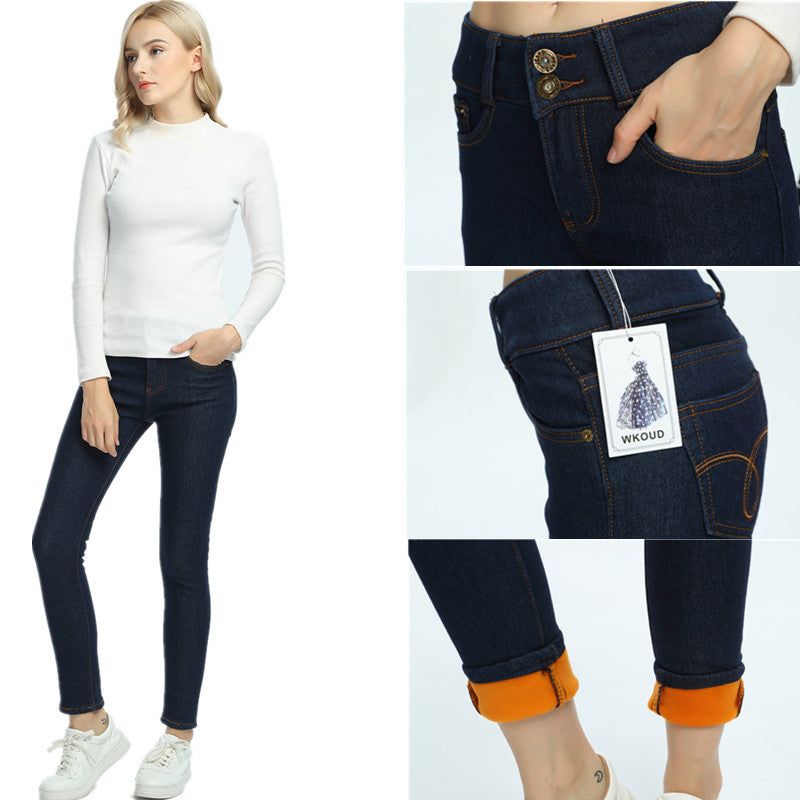 Shonlo | Pants High Waist Warm Trousers 