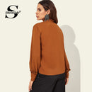 Shonlo | Brown Womens Tops And Blouses 