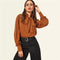 Shonlo | Brown Womens Tops And Blouses 