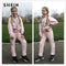 Shonlo | SHEIN Kiddie Pink Raglan Sleeve Floral Hoodie set 