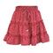 Shonlo | mini skirts Cotton Ruffles pleated girls skirts 