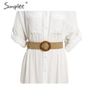 Shonlo | Simplee Bohemian wide belt 