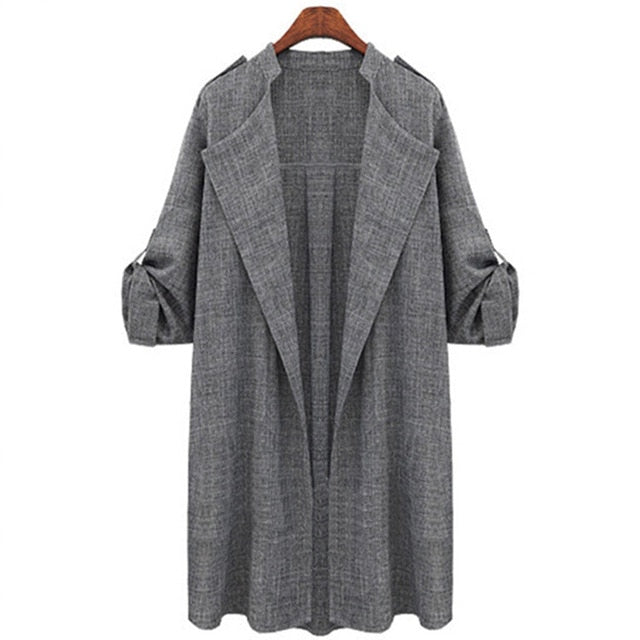 Shonlo | Women Thin  Coats  open stitch hooded 