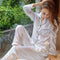 Shonlo | Autumn Women Ladies Sexy Satin Pajamas 
