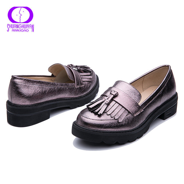 Shonlo | Tassels Oxford Shoes 