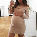 Shonlo | Maternity Dress Autumn Winter Pregnancy Clothes Pregnant 