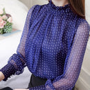 Shonlo | lace chiffon blouse 