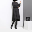 Shonlo | Round Neck Long Sleeve  Dress 