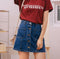 Shonlo | Mini Skirts Women Summer  Style Saia Jeans 