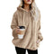 Shonlo | Color Hooded Sweatshirt Jacket for Maternity wear 