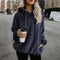 Shonlo | Color Hooded Sweatshirt Jacket for Maternity wear 